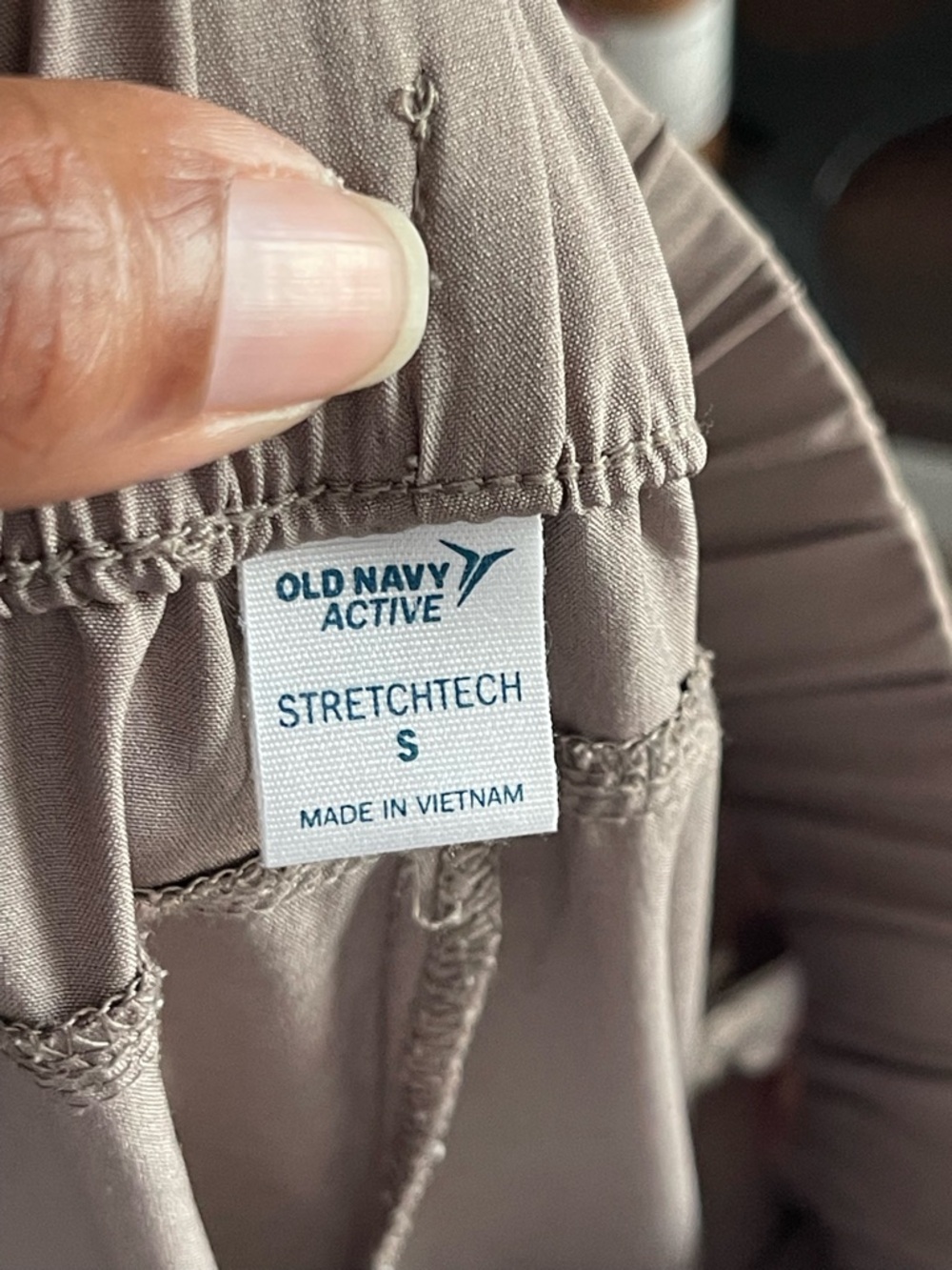 OLD NAVY | Taupe StretchTech Cargo Jogger Pants Sz S - Picture 5 of 7